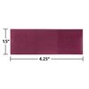 Hoffmaster 1.5" x 4.25" Burgundy Adhesive Napkin Bands PK 10000 PK 883063